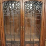 Art Deco period bookcase signed by Jules Cayette Nancy