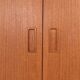 Teak highboard with sliding doors from Westergaard, 1960s