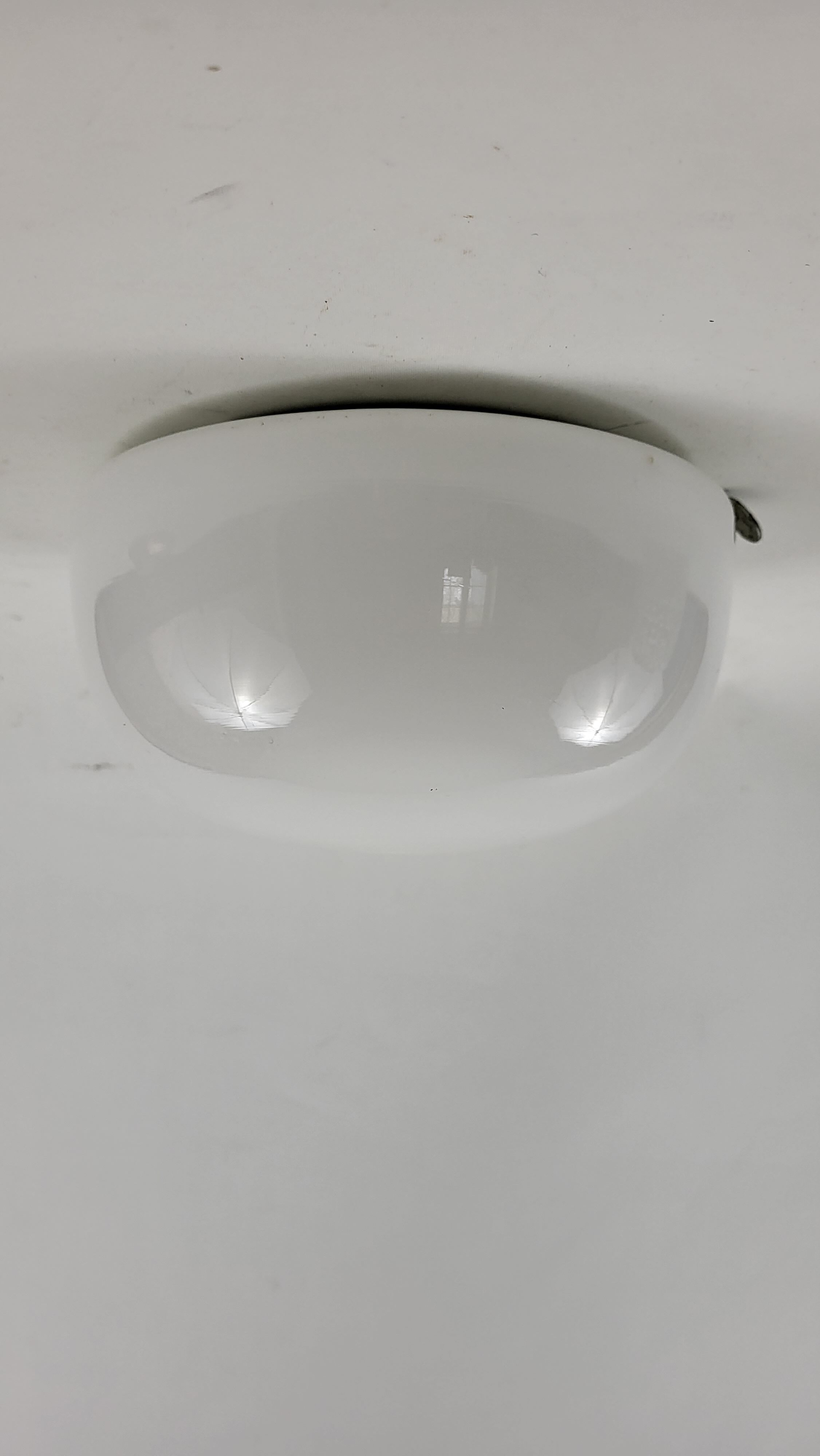 White opaline ceiling lamp
