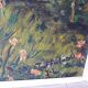 Tableau peinture huile sur toile