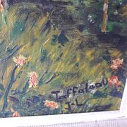 Tableau peinture huile sur toile