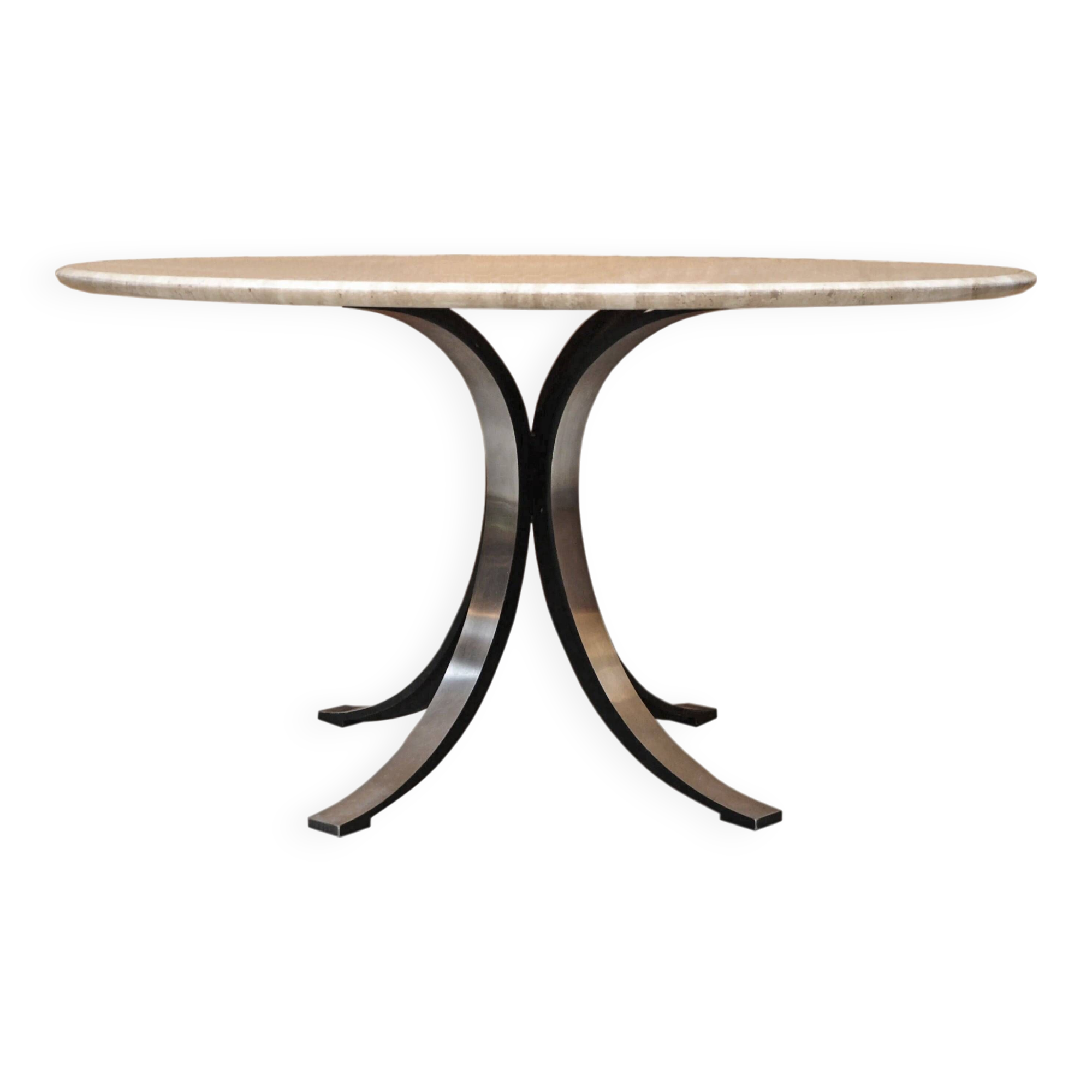 Dining table (140) in marble model T69 by Osvaldo Borsani for Tecno, 1963