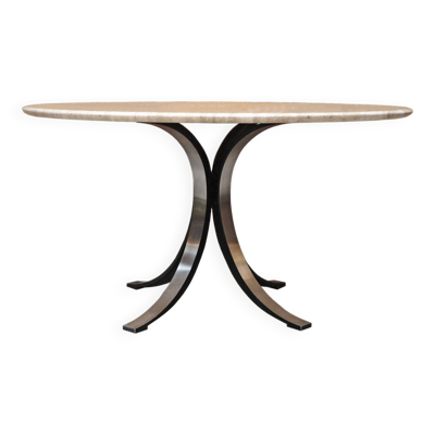 Table à manger (140) en marbre modèle T69 par Osvaldo Borsani pour Tecno, 1963