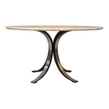 Table à manger (140) en marbre modèle T69 par Osvaldo Borsani pour Tecno, 1963