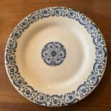 Dessert plate Opaque porcelain from Gien model Biarritz