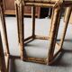2 octagonal rattan coffee tables