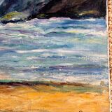 Tableau paysage de mer
