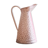 Old Water Cruche/Milk in enamelled and marbled inlet