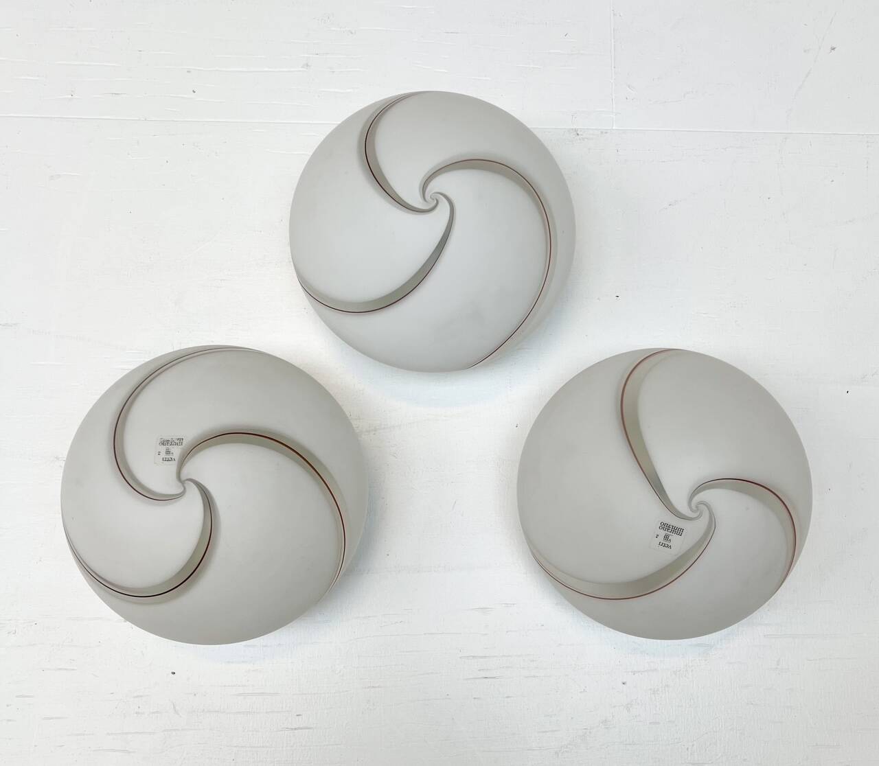 Murano glass ceiling or wall lamp by Vetri VM, 1960s