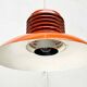 Mid-Century Modern German Space Age Orange Pendant Lamp, 1960s
