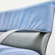 Two-seater sofa in polychrome leather and metal by Poltrona Frau