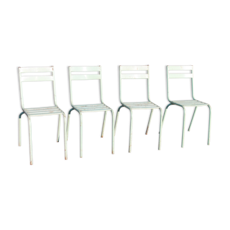 Lot of 4 chairs art-prog metal