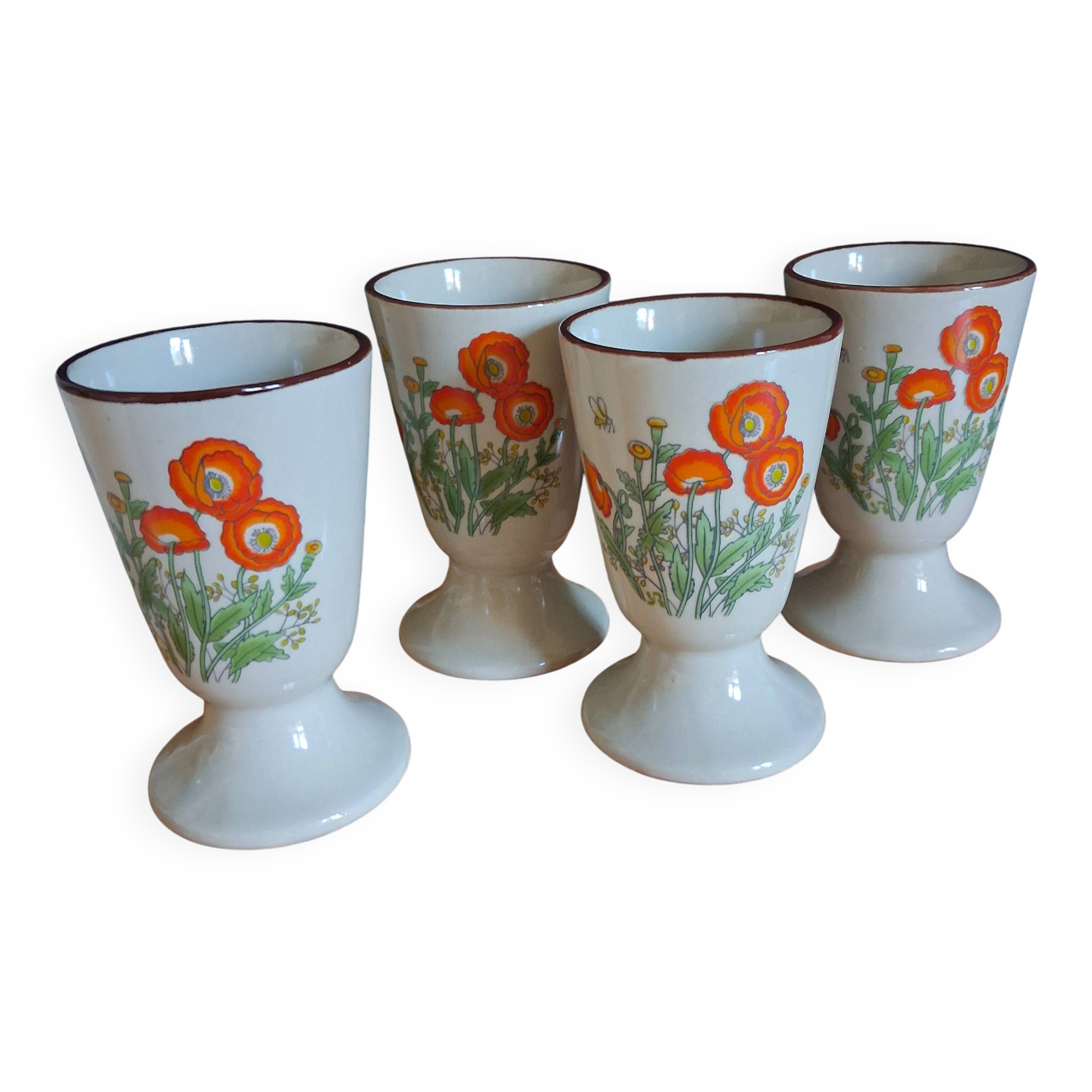 Mazagrans vintage motif floral