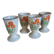 Mazagrans vintage motif floral