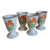Mazagrans vintage floral motif
