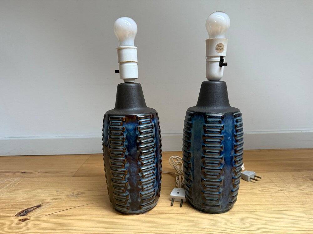 Table lamps attributed to Einar Johansen for Søholm, 1960s, set of 2