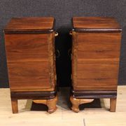Paire de tables de chevet italiennes, 20e siècle