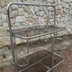 Vintage iron and smoked glass serving trolley