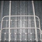 Iron headboard