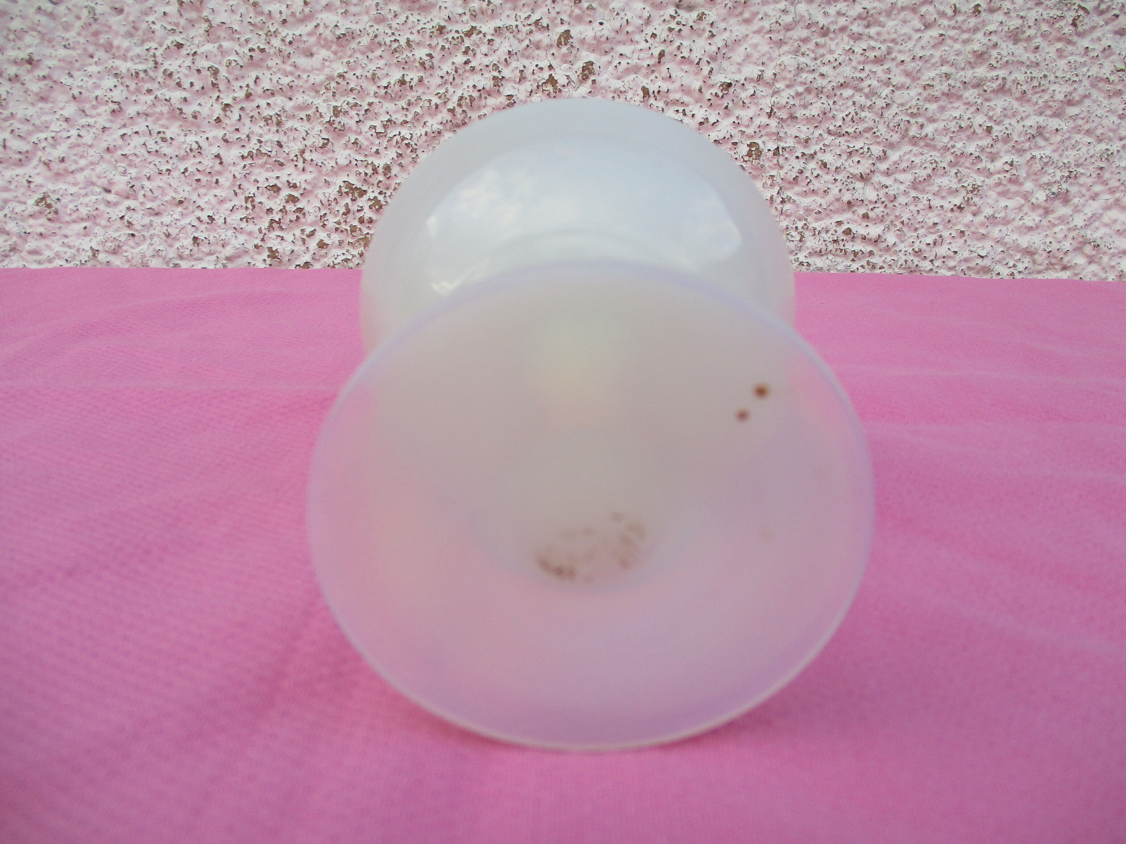 Soliflore vase in opalescent vintage annees glass