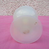 Soliflore vase in opalescent vintage annees glass