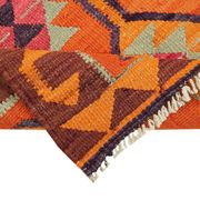 Tapis kilim vintage Herki tissé à la main en Turquie 95 cm x 326 cm