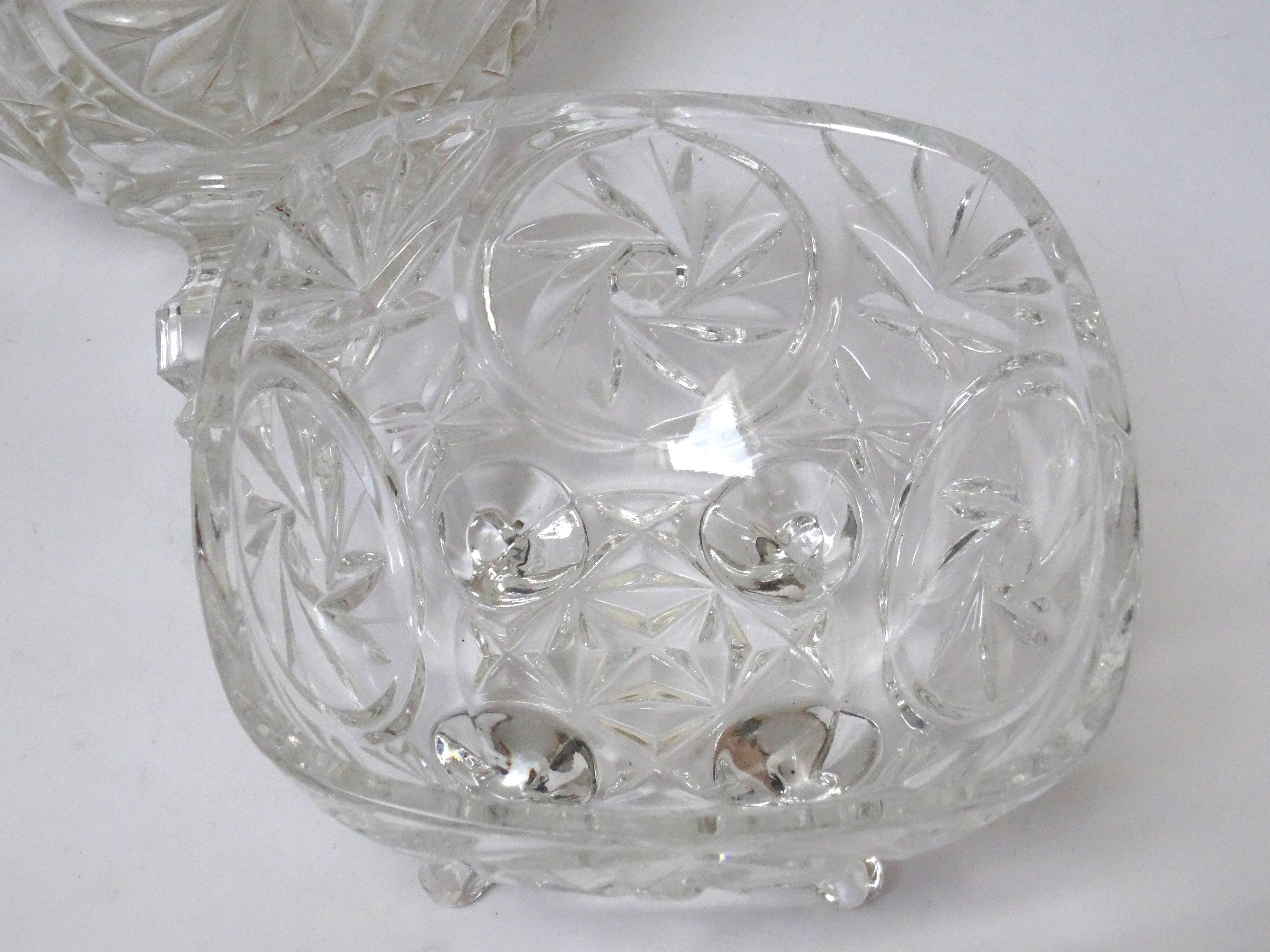 Square crystal candy box
