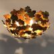 Vintage maison art et floritude ceiling light. autumn leaf
