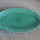 Grand plat poisson vert Sarreguemines vintage
