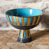 Seta Series footed bowl by Aldo Londi for Bitossi