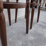 Paire de tabourets de bar signé Baumann ancien