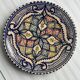 Decorative ceramic plate from Nabeul, Tunisia.