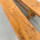 Pair of 2m elm benches