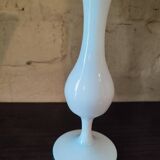 White Opaline Vase 1970s