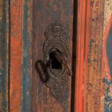 Polychrome wardrobe from Central Europe – Late 18th to early 19th century (c. 1780-1820)