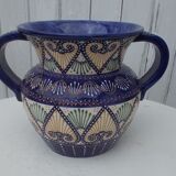 Faience vase by Quimper Henriot