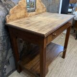 Antique oak dressing table