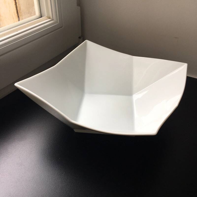 Folded Salad Bowl by Aldo Cavanna for Bernardaud - Vintage