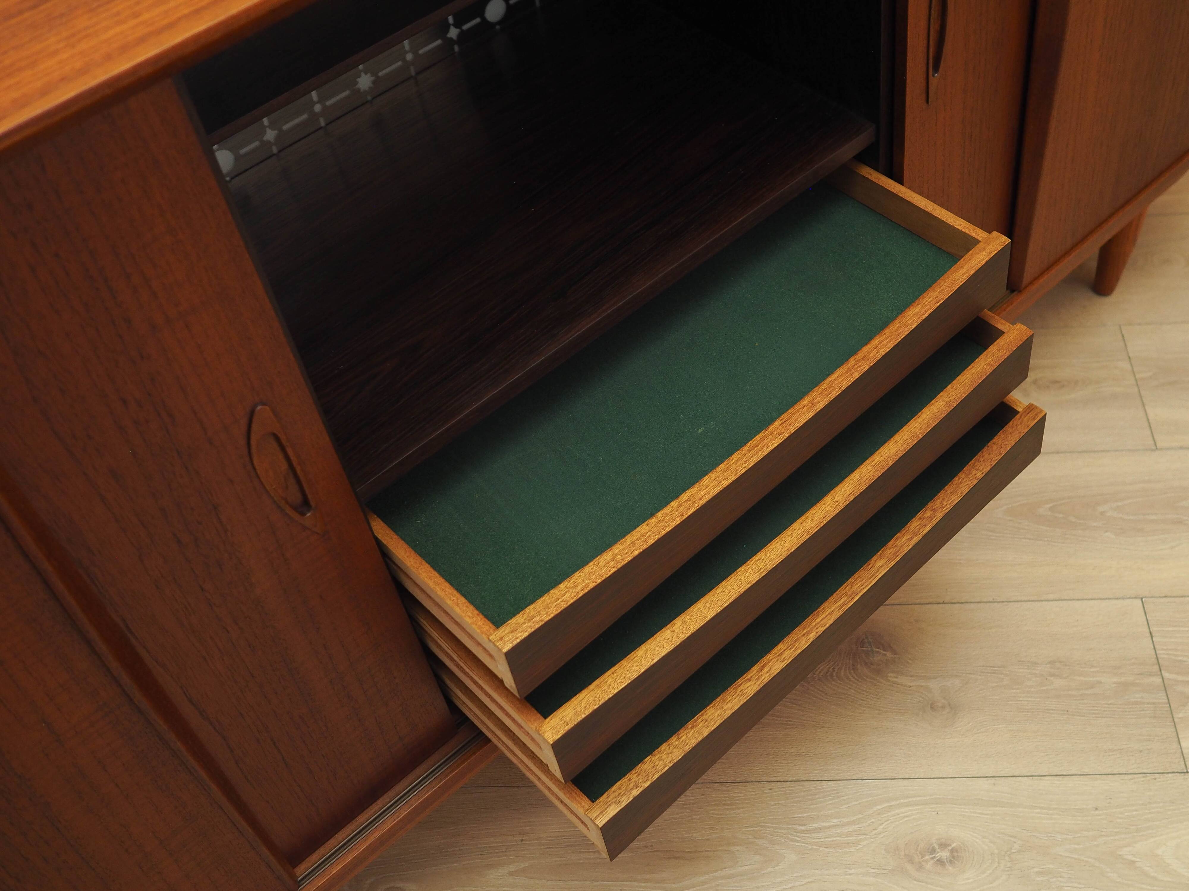 Teak sideboard, Danish design, 1970s, production: Denmark