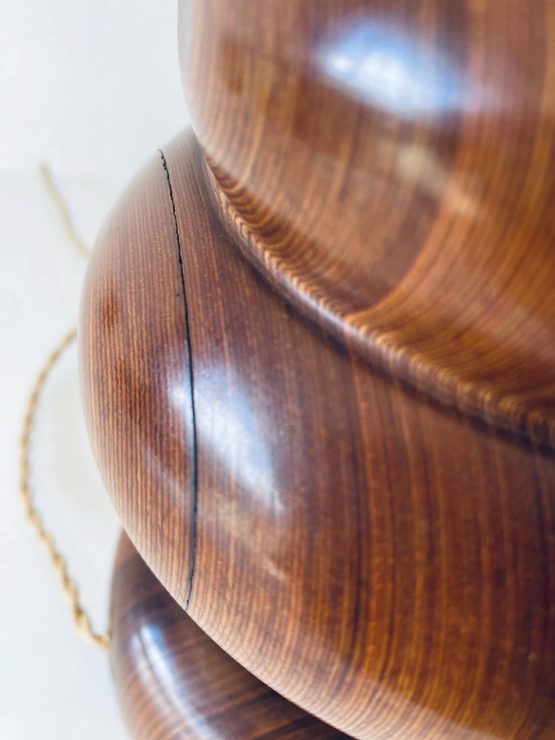 Organic rosewood lamp