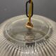 Vintage italian glass light pendant lamps, set of 2