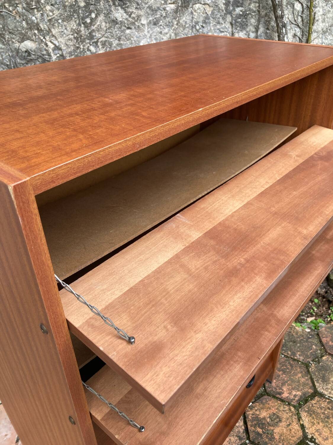 Vintage shoe cabinet