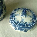 Delft blue earthenware tobacco pot regina holland
