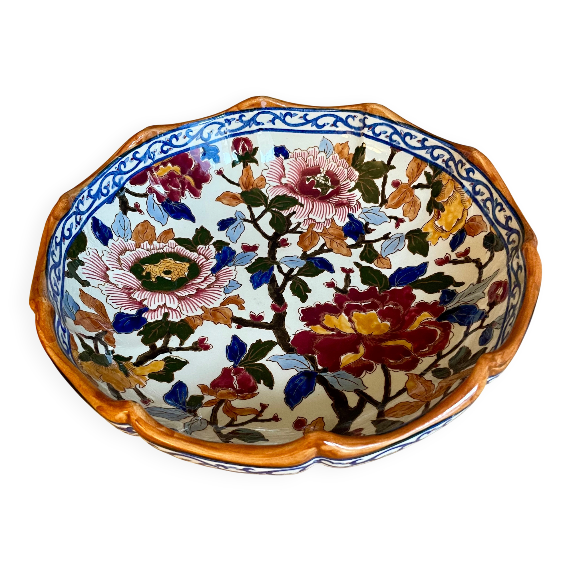 Gien earthenware plate