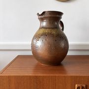 Large glazed stoneware pitcher XXL — Wabi-Sabi Spirit 1960-1