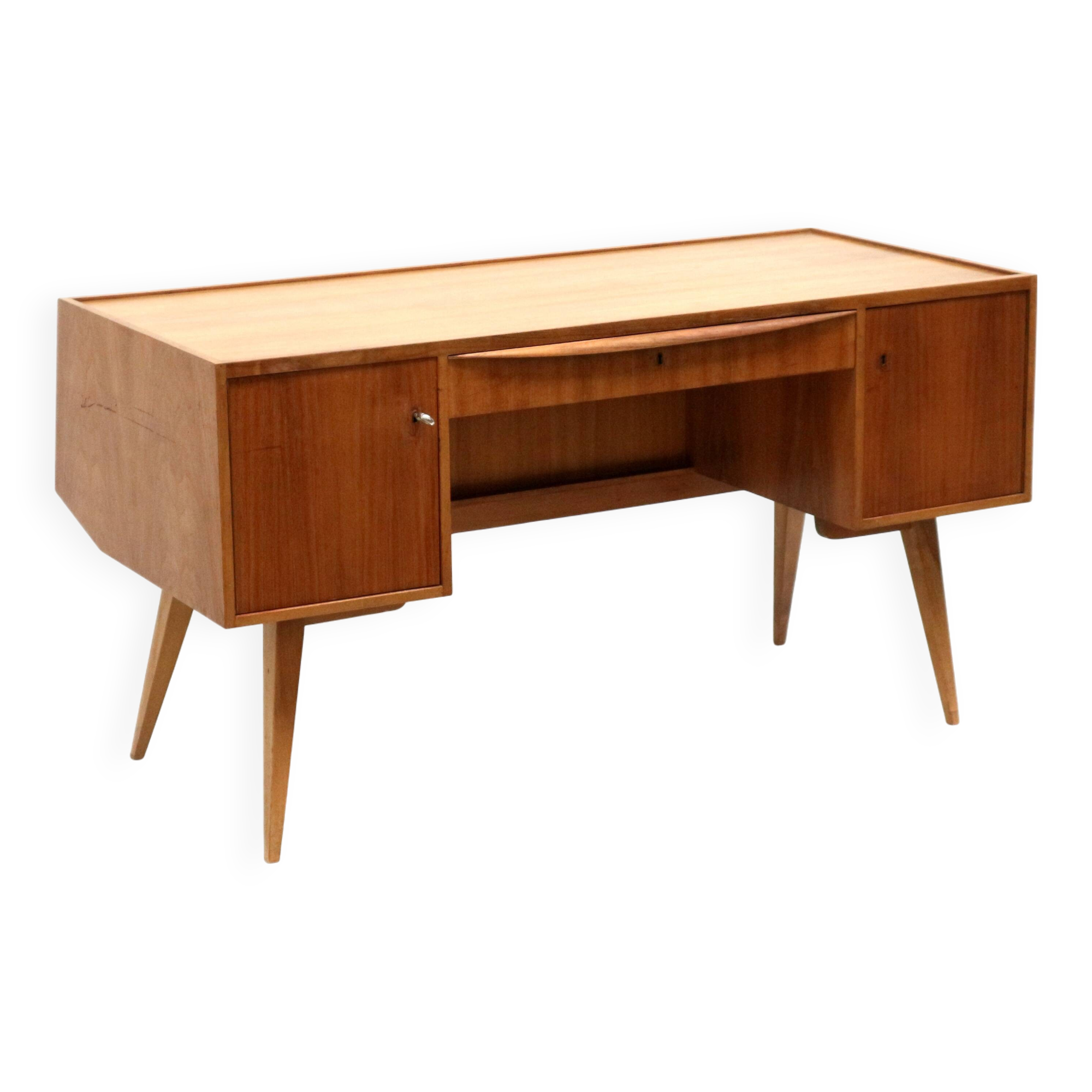 Desk with slanted legs, 1970s