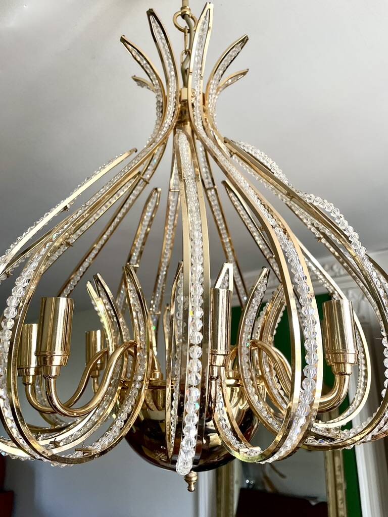 Italian crystal lustre, 1990