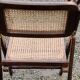 Set of 4 folding chairs wood and canning of the 70s