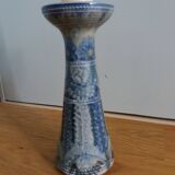 Candle holder vase signed Jean Claude Courjault