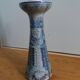 Candle holder vase signed Jean Claude Courjault